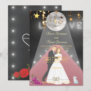 Red Carpet-moonlight Invitation