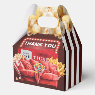 Red Carpet Movie Night Favor Box