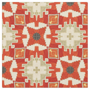 Red carpet pattern #1 fabric