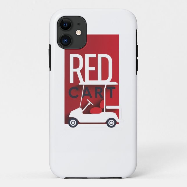 Red Cart Golf Mobile Case (Back)