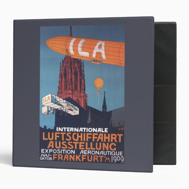 Red Cathedral - 1st Aeronautical Exposition Binder (Front/Inside)