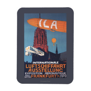 Red Cathedral - 1st Aeronautical Exposition Magnet