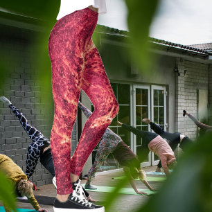 RED CELESTIAL HURRICANE FLYING HIGH LEGGINGS