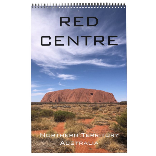 red centre australia 2026 calendar (Cover)