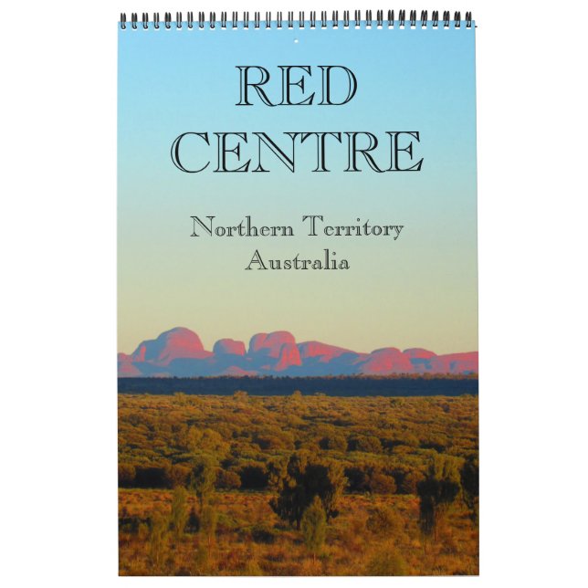 red centre australia calendar (Cover)