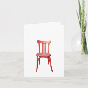 Red Chair Note Card