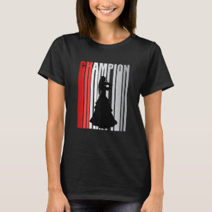 Red Champion Of Violin Competition Compete Musical T-Shirt