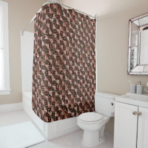 Red chequered squares subjected to weird mosaic