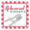 Red Chequered Wedding Rehearsal Dinner