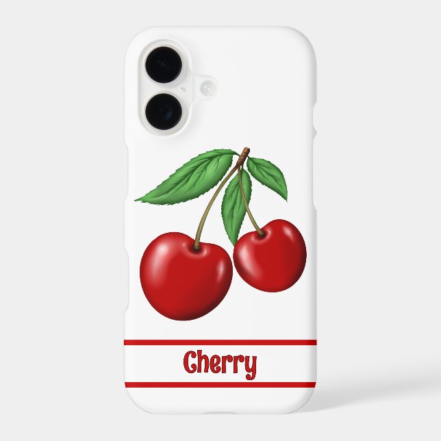 Red Cherries Fruit Personalized (Back)