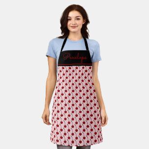 Red Cherries Personalized Apron