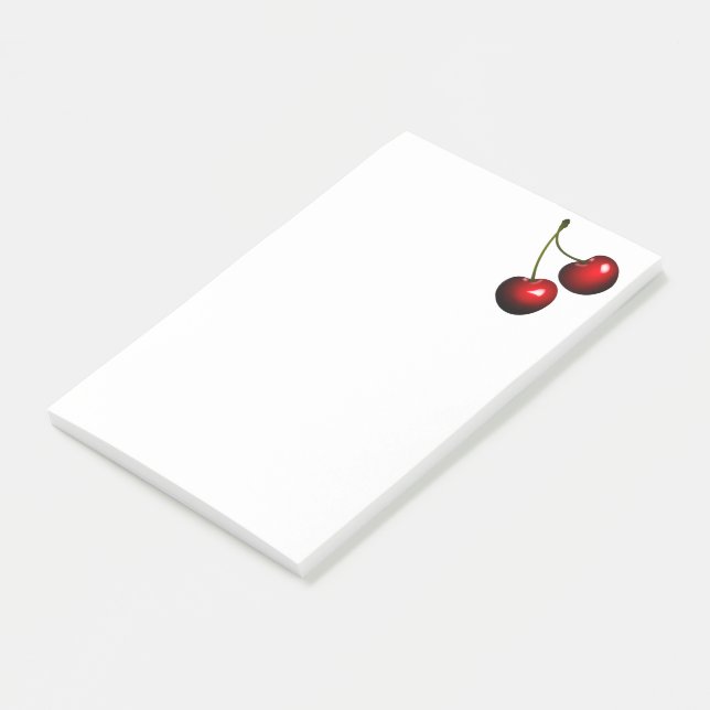 Red Cherries Post-it® Notes (Angled)