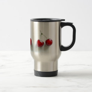 Red Cherries Travel Mug