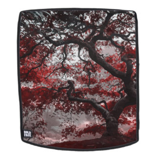 Red Cherry Blossom Tree  Backpack
