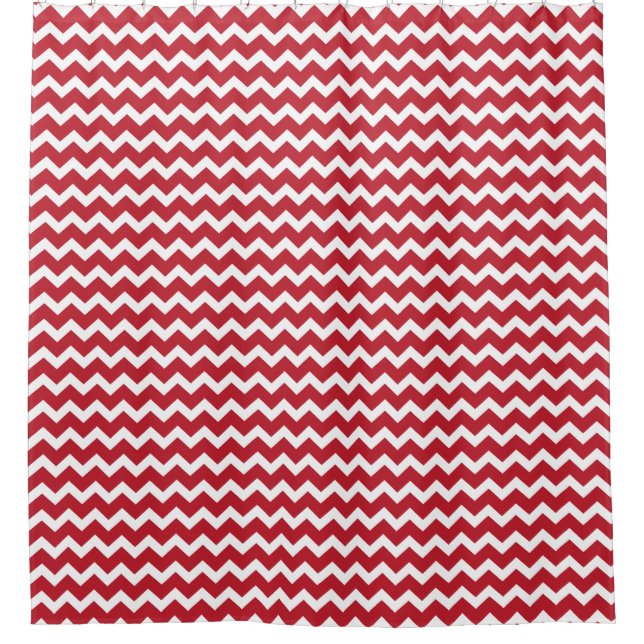 Red Chevron Pattern Holiday Christmas (Front)