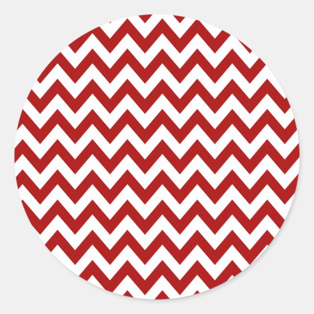 Red Chevron Stickers (Front)