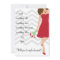 Red Chevron Will You Be My Bridesmaid