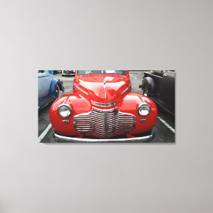 Red Chevy Coupe Canvas Print