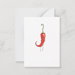 Red chili funny card