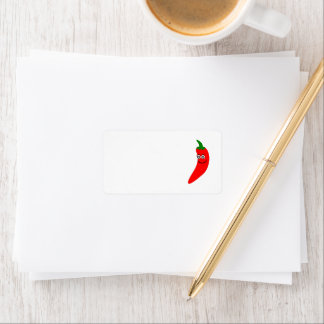Red Chili Pepper Address Label