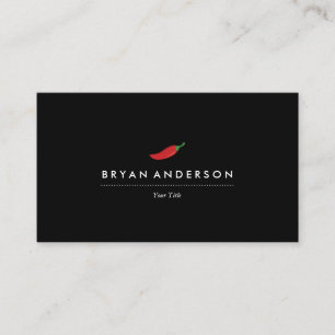 Red Chili Pepper Business Card