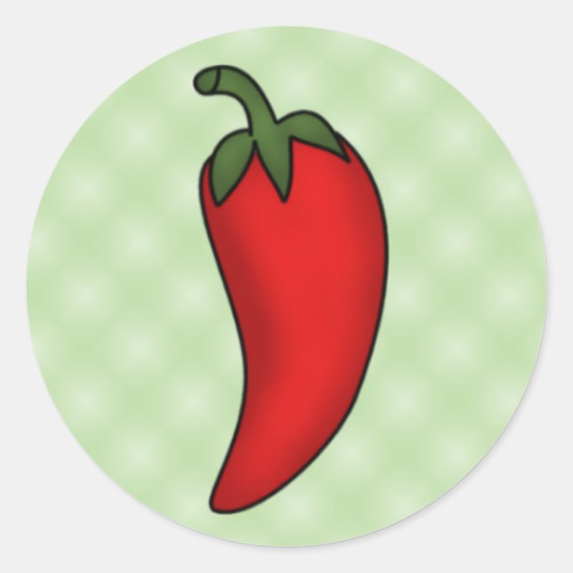 Red Chili Pepper Stickers (Front)