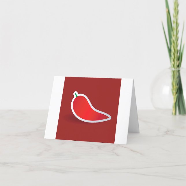 Red Chili Pepper Thank You Card (Creator Uploaded)