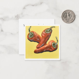 Red Chili Pepper Trio Card