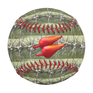 Red Chili Peppers cactus baseball