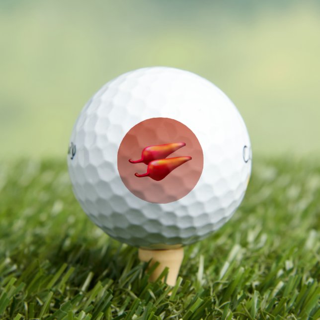 Red Chili Peppers Callaway Warbird golf balls 12pk (Insitu Tee)