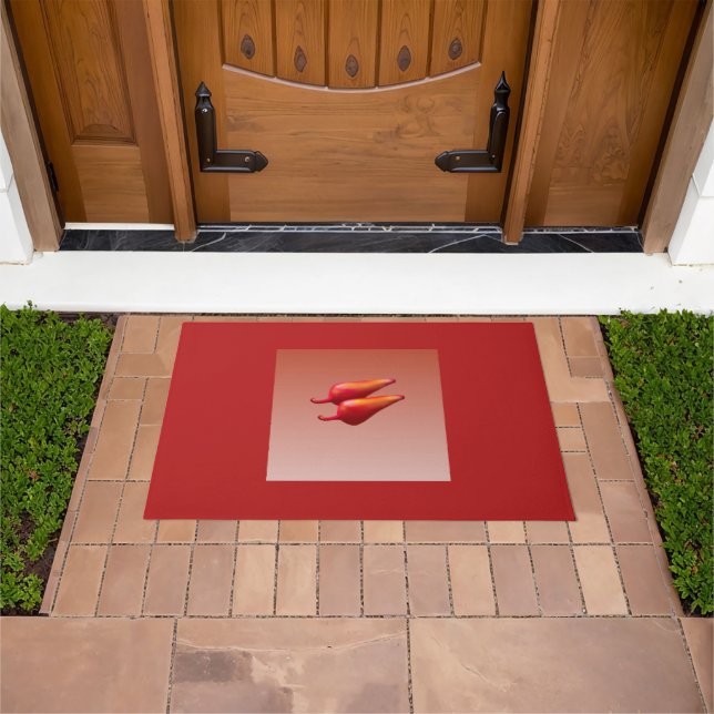 Red Chili Peppers doormat (Outdoor)