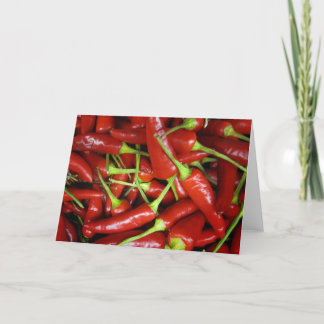Red Chili Peppers Gift Range Card