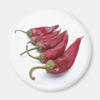 Red chili peppers magnet