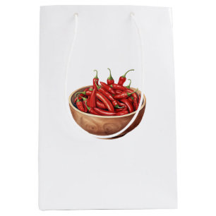 Red Chili Peppers Medium Gift Bag