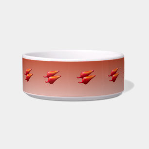 Red Chili Peppers medium pet bowl