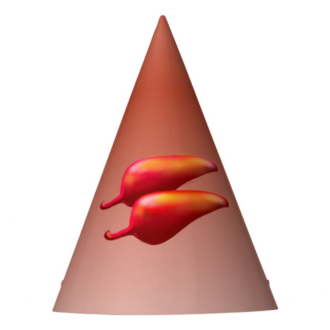 Red Chili Peppers party hats (Front)