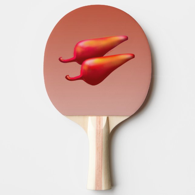 Red Chili Peppers ping pong paddle (Front)
