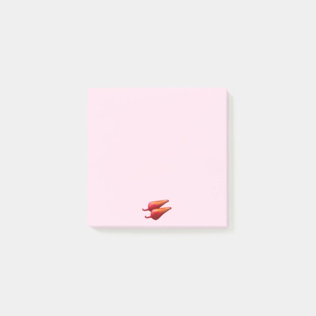 Red Chili Peppers pink note pads (Front)