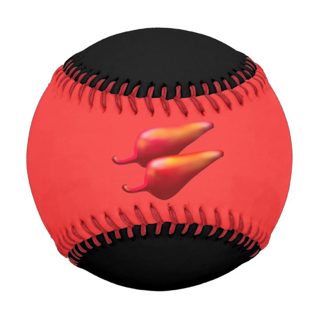 Red Chili Peppers red and black baseball (Front)