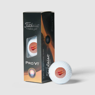 Red Chili Peppers Titleist 2023 golf balls 3 pk