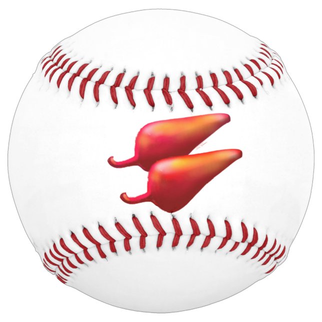 Red Chili Peppers white softball (Front)