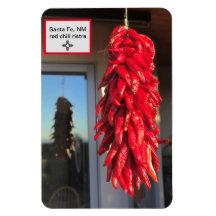Red Chili Ristra Santa Fe Style Refrigerator