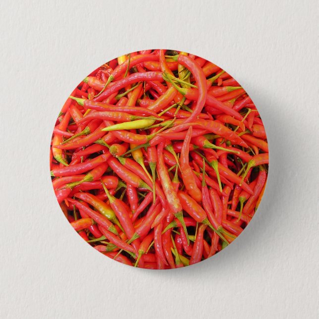 Red Chili's 2 Inch Round Button (Front)