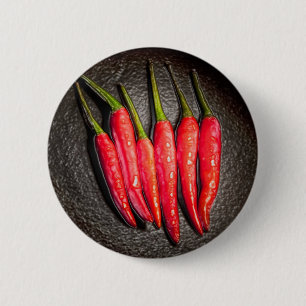Red Chilli Peppers Button Badge
