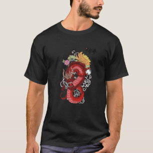 Red Chinese dragon for kung fu tai chi dragon  1 T-Shirt
