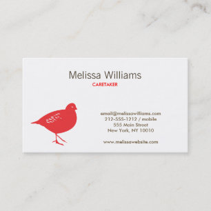 RED CHIRP Business Card
