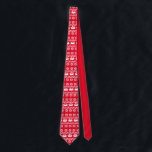 Red Christmas Crab Tie<br><div class="desc">This trendy crustacean themed Christmas tie includes a fun crab and snowflake pattern. Perfect for beach Christmas photos,  Christmas church services,  and ugly sweater parties.</div>