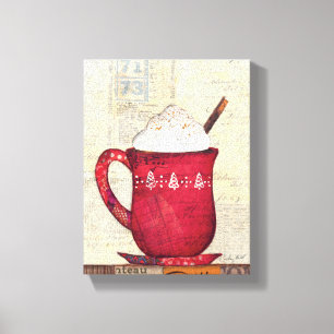Red Christmas Cup Canvas Print