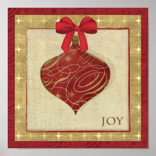 Red Christmas Decoration Peace (Front)