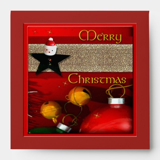 Red Christmas Envelope (Front)